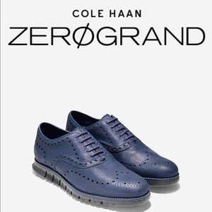 COLE HAAN ZEROGRAND WING OXFORD TIDAL BLUE-MAGNET